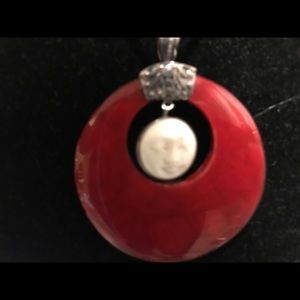 Moon goddess 925 necklace/earrings set